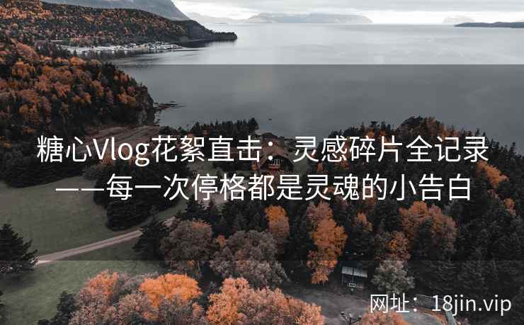 糖心Vlog花絮直击：灵感碎片全记录——每一次停格都是灵魂的小告白
